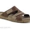 Morans PAGRIS - Marron Beige - Brides Croisees - Mule Homme -Chaussure Soldes Boutique cd24607c73b9e66c561f35ea11d5d5ef 1800301 136128