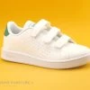 Adidas ADVANTAGE C EF0223 Blanc Vert - Basket Velcro Enfant -Chaussure Soldes Boutique cd24607c73b9e66c561f35ea11d5d5ef 2627801 149860