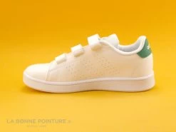 Adidas ADVANTAGE C EF0223 Blanc Vert - Basket Velcro Enfant -Chaussure Soldes Boutique cd24607c73b9e66c561f35ea11d5d5ef 2627801 149861