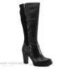 Shoelab 3313 Rosalia - Botte Noire Talon Haut