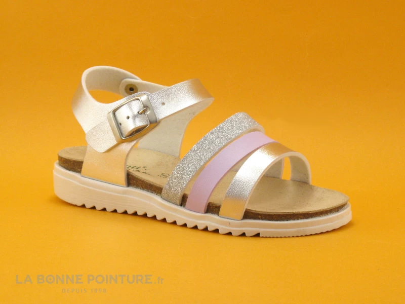 Autenti 6811670 - Gris Metal - Violet - Sandale Mode Fille 3 Autenti 6811670 - Gris Metal - Violet - Sandale Mode Fille