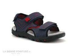 Geox J0224A Sandale STRADA - Navy Red - GARCON