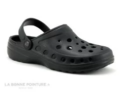 Woz Cheese Noir - Sabot Noir Femme