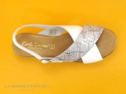 Carla Tortosa 15154 - Blanc - Argent - Brides Croisees - Nu-pieds -Chaussure Soldes Boutique cd24607c73b9e66c561f35ea11d5d5ef img 0689.jpg 147491