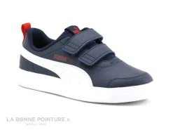 Puma COURTFLEX Bleu Marine - Basket Enfant Avec Scratches -Chaussure Soldes Boutique cd24607c73b9e66c561f35ea11d5d5ef img 0725.jpg 172428