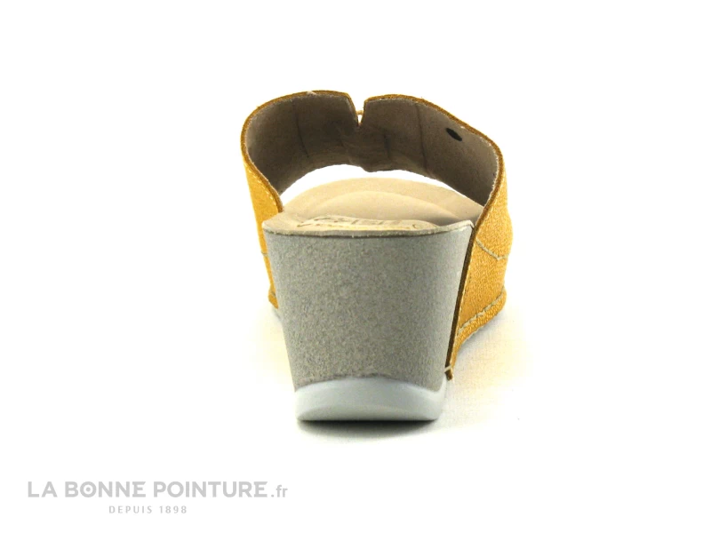 Fly Flot FACTUELLE Jaune - Mule Talon Compense 6 Fly Flot FACTUELLE Jaune - Mule Talon Compense – Image 4