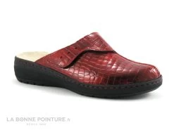 Semelflex Sabot Venise 2 Rouge Verni Croco
