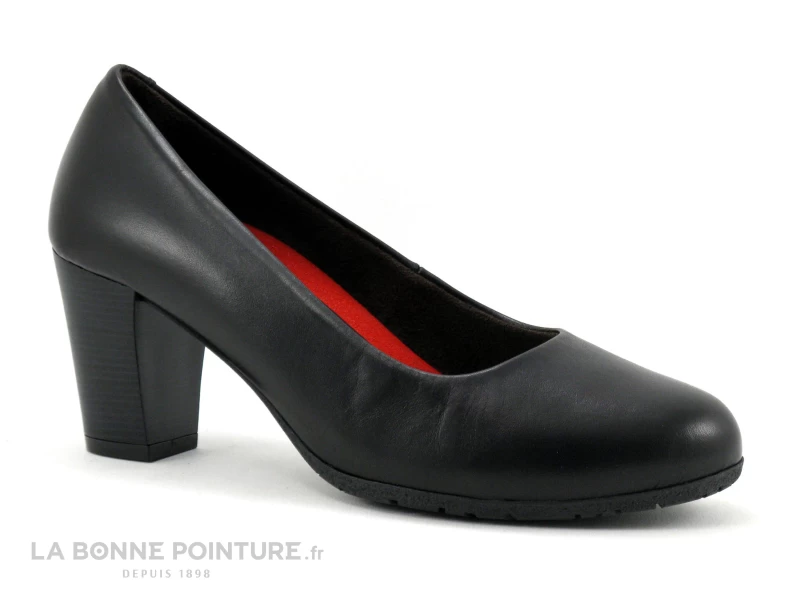 Carla Tortosa 76276 Noir - Escarpin Souple Talon Haut 3 Carla Tortosa 76276 Noir - Escarpin Souple Talon Haut