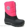 OLANG BMX Fuxia Rose Noir Botte Neige Fille