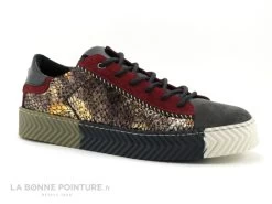 La Vie Est Belle FIGUIER - Basket Basse Femme - Gris Bronze Bordeaux