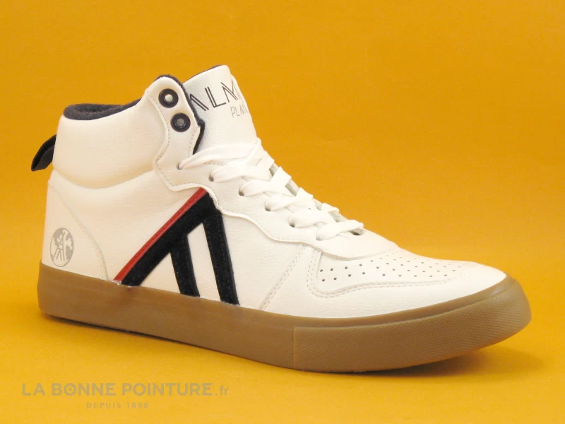 Alma Planete VULCANO Montant Blanc - Basket Montante Blanche Homme 3 Alma Planete VULCANO Montant Blanc - Basket Montante Blanche Homme