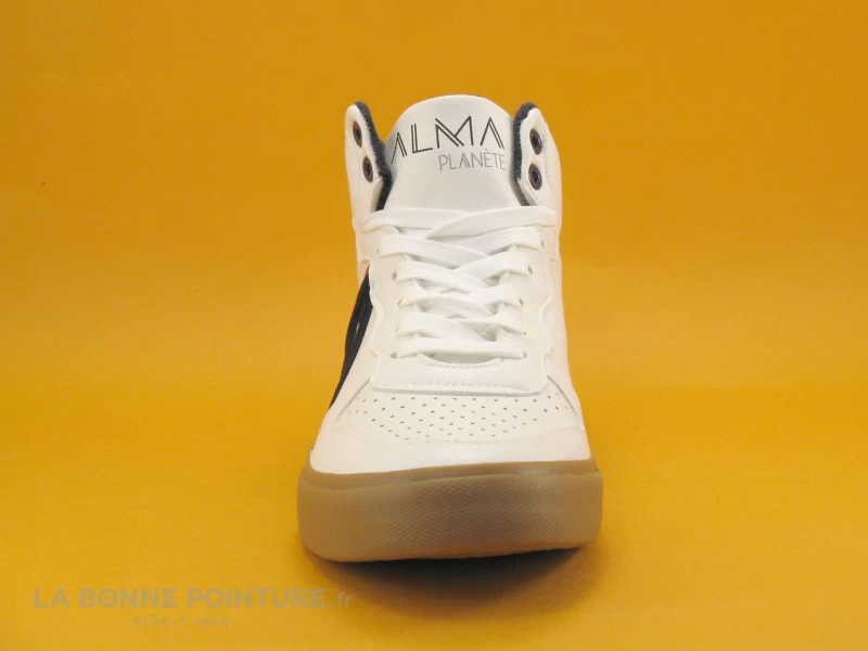 Alma Planete VULCANO Montant Blanc - Basket Montante Blanche Homme 4 Alma Planete VULCANO Montant Blanc - Basket Montante Blanche Homme – Image 2