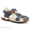 Bopy EPAUL Bleu Marine - Orange - Nu-pieds GARCON