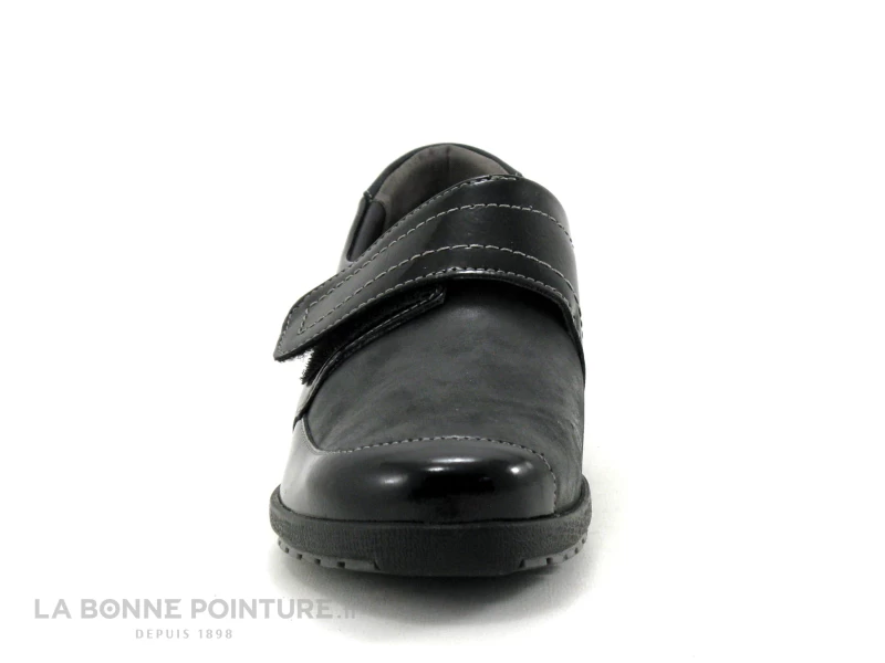 Suave LONDON 8010T - Noir - Noir Verni - Chaussure Femme Avec Velcro 4 Suave LONDON 8010T - Noir - Noir Verni - Chaussure Femme Avec Velcro – Image 2