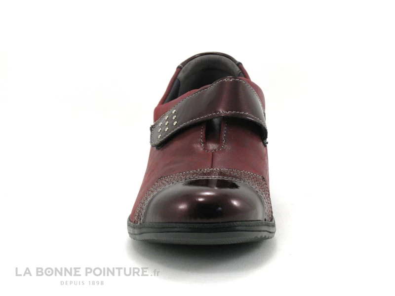 Suave Dallas 7510 TS Velcro - Maroon Multi - Chaussure Bordeaux Femme 4 Suave Dallas 7510 TS Velcro - Maroon Multi - Chaussure Bordeaux Femme – Image 2