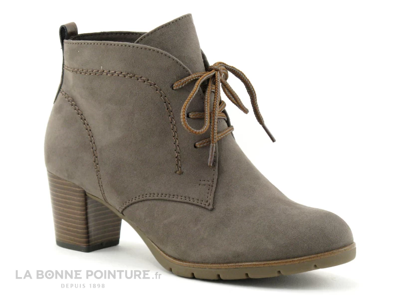 Marco Tozzi 2-25107-27 Pepper Comb - Boots Talon Haut Marron Taupe 7 Marco Tozzi 2-25107-27 Pepper Comb - Boots Talon Haut Marron Taupe – Image 5