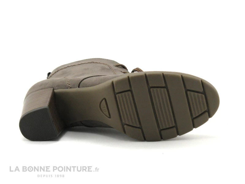 Marco Tozzi 2-25107-27 Pepper Comb - Boots Talon Haut Marron Taupe 9 Marco Tozzi 2-25107-27 Pepper Comb - Boots Talon Haut Marron Taupe – Image 7