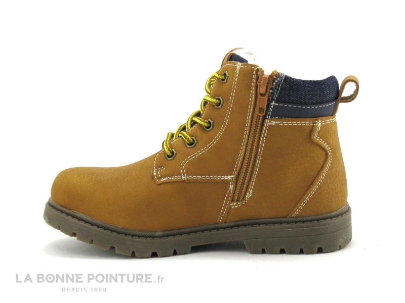 Wipop WYELKOR Camel - Jean - Bottillon GARCON Marron 5 Wipop WYELKOR Camel - Jean - Bottillon GARCON Marron – Image 3