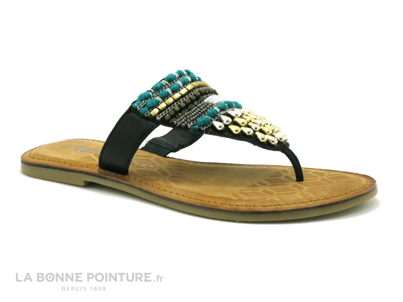 Tamaris 1-27100-28 Black Comb - Tong Noire Perles 3 Tamaris 1-27100-28 Black Comb - Tong Noire Perles