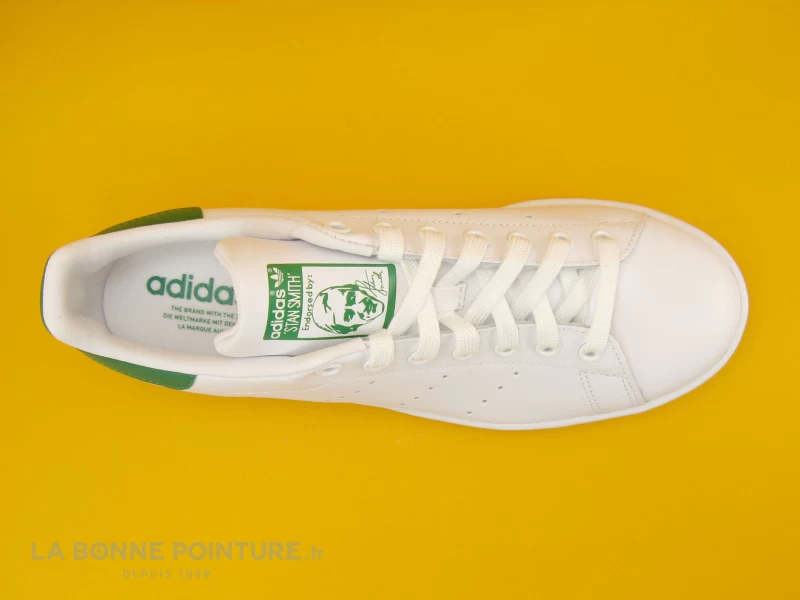 Adidas STAN SMITH M20324 White Green - Basket Homme Blanc-vert 8 Adidas STAN SMITH M20324 White Green - Basket Homme Blanc-vert – Image 6