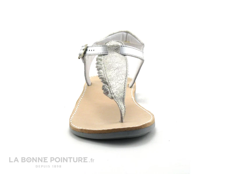 Minibel PASSY 1M132735F 245 Metal Argent - Sandale Fille 4 Minibel PASSY 1M132735F 245 Metal Argent - Sandale Fille – Image 2