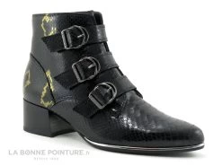 Fugitive BAHEM LPIQB41 Python Noir - 3 Brides - Bottine