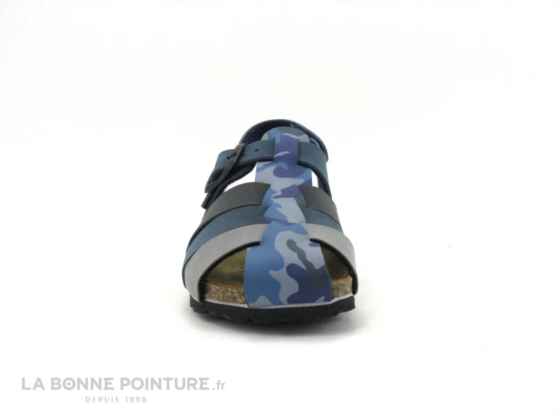 Biomodex 1865 Bic -Startek Gris - Bleu Marine - Sandale Enfant 4 Biomodex 1865 Bic -Startek Gris - Bleu Marine - Sandale Enfant – Image 2