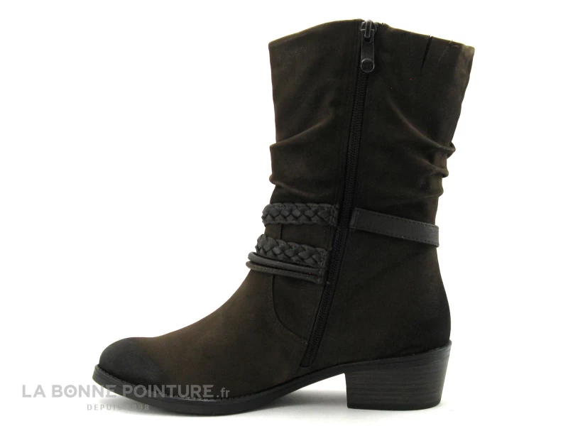 Marco Tozzi 2-25316-29 Cafe Comb - Bottine Femme Marron 5 Marco Tozzi 2-25316-29 Cafe Comb - Bottine Femme Marron – Image 3