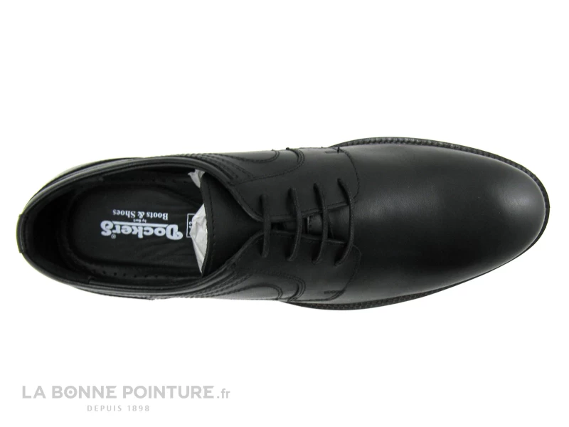 Dockers 51FB002-120100 Black - Derbi Habille Homme En Cuir Noir 8 Dockers 51FB002-120100 Black - Derbi Habille Homme En Cuir Noir – Image 6