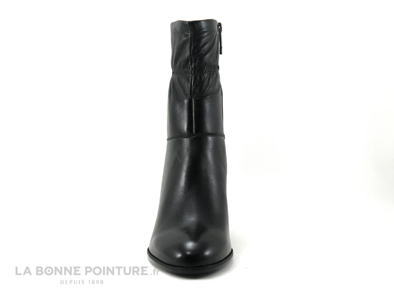 Tamaris 1-25368-27 Black Leather - Bottine à Talon Haut Cuir Noir 4 Tamaris 1-25368-27 Black Leather - Bottine à Talon Haut Cuir Noir – Image 2