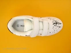 Petit Genie ES4075J Blanc - Tachetee Noir Et Jaune - Basket Velcro Fille -Chaussure Soldes Boutique cd24607c73b9e66c561f35ea11d5d5ef img 3643.jpg 151539