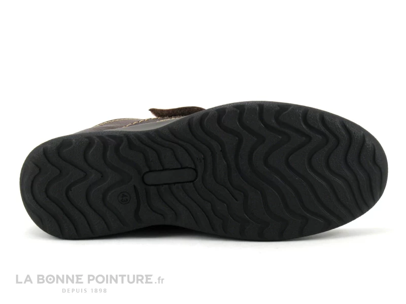 Arima OSVALD Coffee - Chaussure Homme Cuir Marron - Bride Velcro 9 Arima OSVALD Coffee - Chaussure Homme Cuir Marron - Bride Velcro – Image 7