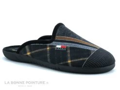 Ouf ABIDOS Noir Gris Jaune Ecossais - Pantoufle Mule Homme -Chaussure Soldes Boutique cd24607c73b9e66c561f35ea11d5d5ef img 3739.jpg 176127