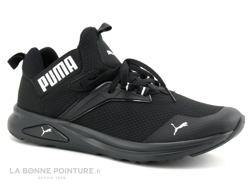 Puma ENZO 2 Refresh Black 376687 - Basket Homme Noire 7 Puma ENZO 2 Refresh Black 376687 - Basket Homme Noire – Image 5