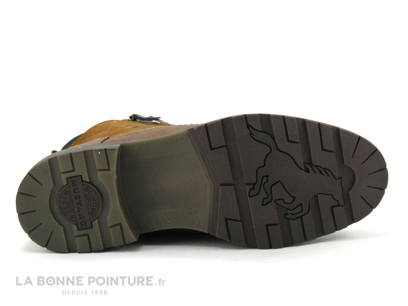 Mustang 4140-506-307 Cognac - Bottillon Homme Avec Lacet Et Zip 9 Mustang 4140-506-307 Cognac - Bottillon Homme Avec Lacet Et Zip – Image 7