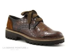 Folies COPOS Cuero - Marron Croco - Chaussure Derbi Femme -Chaussure Soldes Boutique cd24607c73b9e66c561f35ea11d5d5ef img 4100.jpg 152301