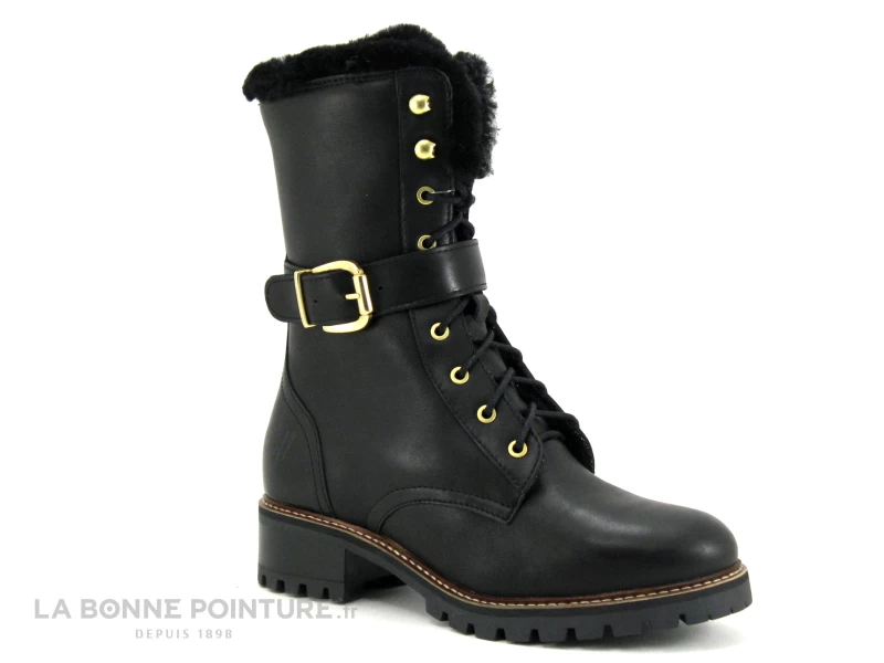 Hooper ALICE Noir - Bottine A Lacet Femme Cuir Noir 7 Hooper ALICE Noir - Bottine A Lacet Femme Cuir Noir – Image 5