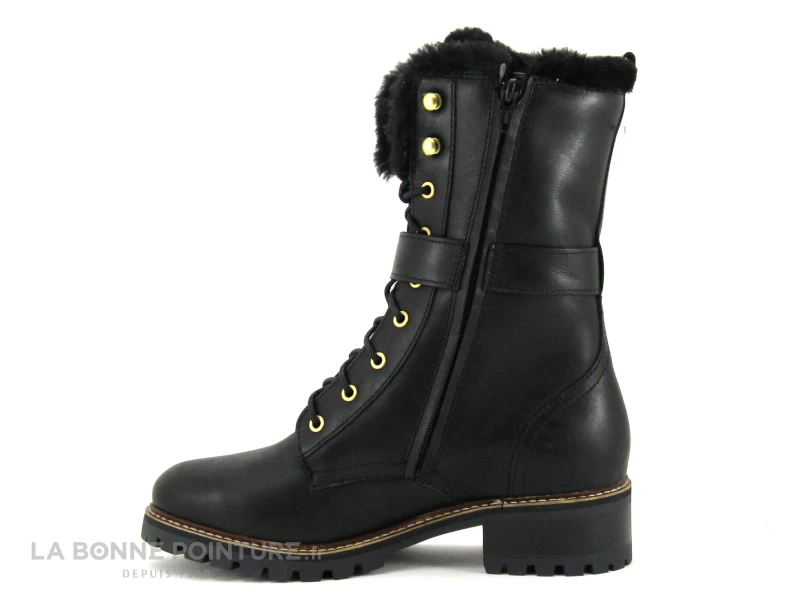 Hooper ALICE Noir - Bottine A Lacet Femme Cuir Noir 5 Hooper ALICE Noir - Bottine A Lacet Femme Cuir Noir – Image 3