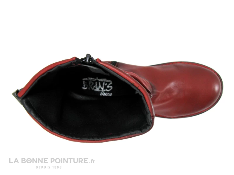 Brans 13639 Cherry - Bottine Femme Rouge-bordeaux 8 Brans 13639 Cherry - Bottine Femme Rouge-bordeaux – Image 6
