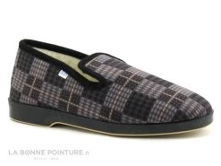 Ouf CIVOIRE Noir Gris - Carreaux - Charentaise Homme Interieur Laine -Chaussure Soldes Boutique cd24607c73b9e66c561f35ea11d5d5ef img 5264.jpg 178042