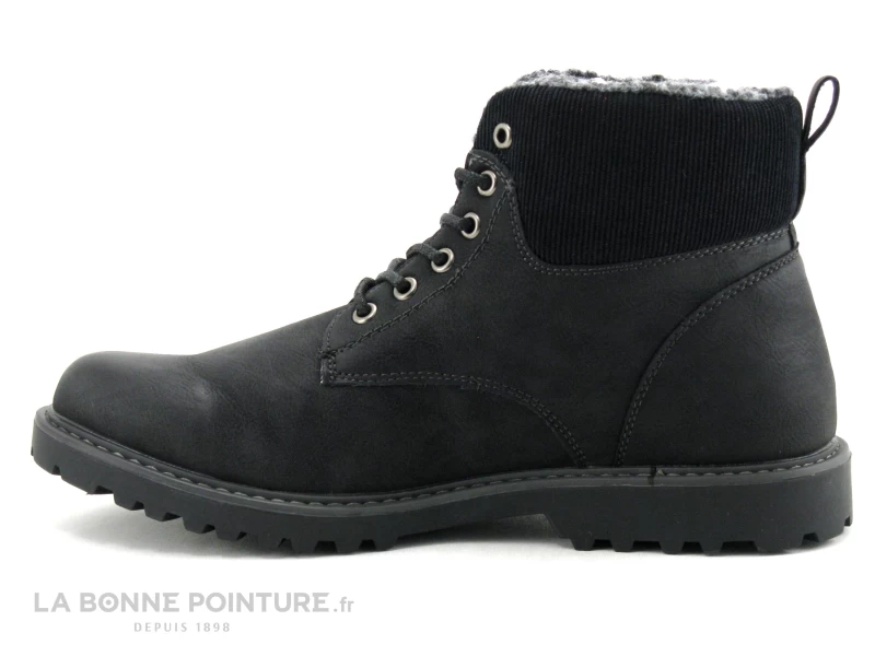 Moza-X B246310 Black - Bottine A Lacet Homme - Interieur Chaud 4 Moza-X B246310 Black - Bottine A Lacet Homme - Interieur Chaud – Image 2