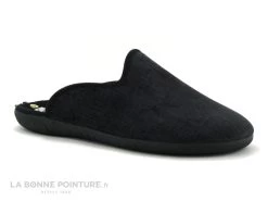 Ouf Initial Avesto Noir - Pantoufles Homme