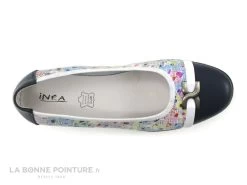 Inea INDIRA Blanc Multicolore - Ballerine Femme -Chaussure Soldes Boutique cd24607c73b9e66c561f35ea11d5d5ef img 6069.jpg 166824