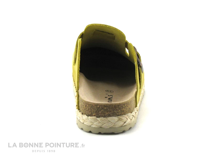 Morans JOKELA Moutarde - Sabot Mode Femme Cuir Jaune 6 Morans JOKELA Moutarde - Sabot Mode Femme Cuir Jaune – Image 4