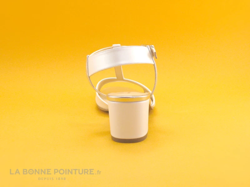 Brenda Zaro F3248 Erika - Blanc - Sandale Femme Talon Carre 6 Brenda Zaro F3248 Erika - Blanc - Sandale Femme Talon Carre – Image 4