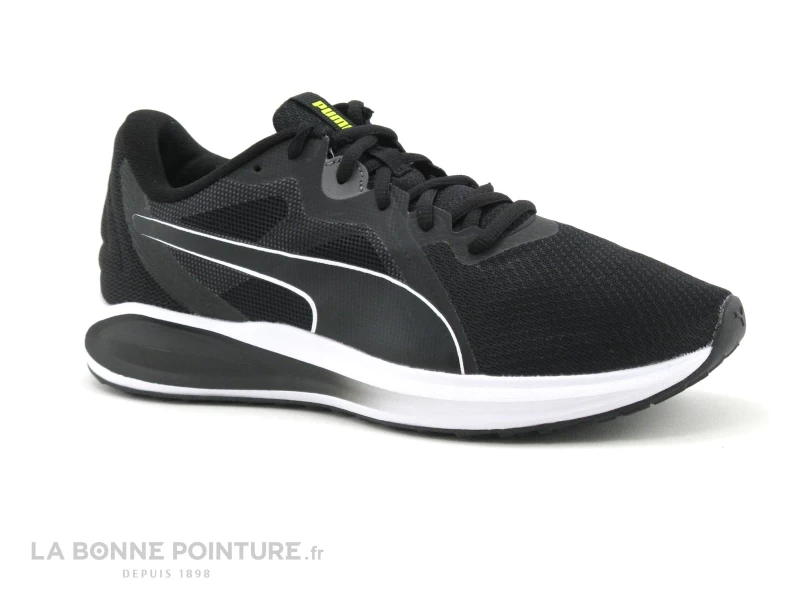 Puma JR Twitch Runner Blk Wht - 384537 - Basket Noire 7 Puma JR Twitch Runner Blk Wht - 384537 - Basket Noire – Image 5