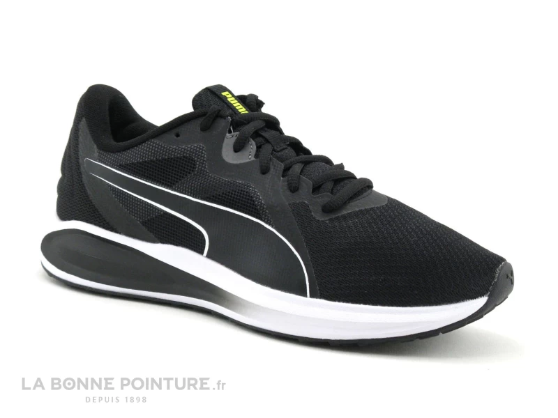 Puma JR Twitch Runner Blk Wht - 384537 - Basket Noire 3 Puma JR Twitch Runner Blk Wht - 384537 - Basket Noire
