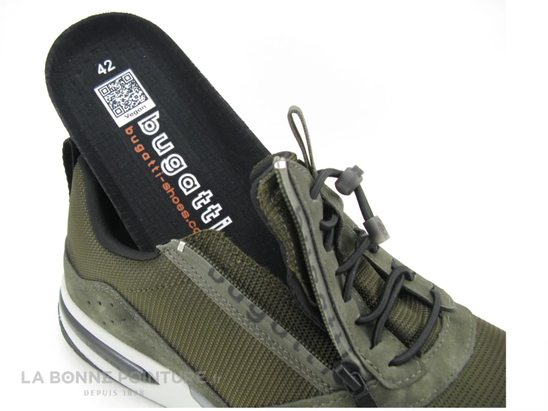 Bugatti NUMBIS - 341-65802-6900 - Kaki - Basket Basse Homme 7 Bugatti NUMBIS - 341-65802-6900 - Kaki - Basket Basse Homme – Image 5