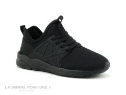 Kappa SAN DIEGO ELASTIC KID Black - 3117LTW - Basket Noire Enfant