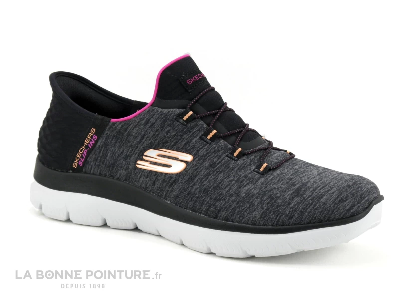 Skechers Slip-ins 149937 Summits Dazzling Haze - Basket Noire Femme 3 Skechers Slip-ins 149937 Summits Dazzling Haze - Basket Noire Femme
